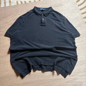 VINTAGE POLO RALPH LAUREN • BLACK POLO XL